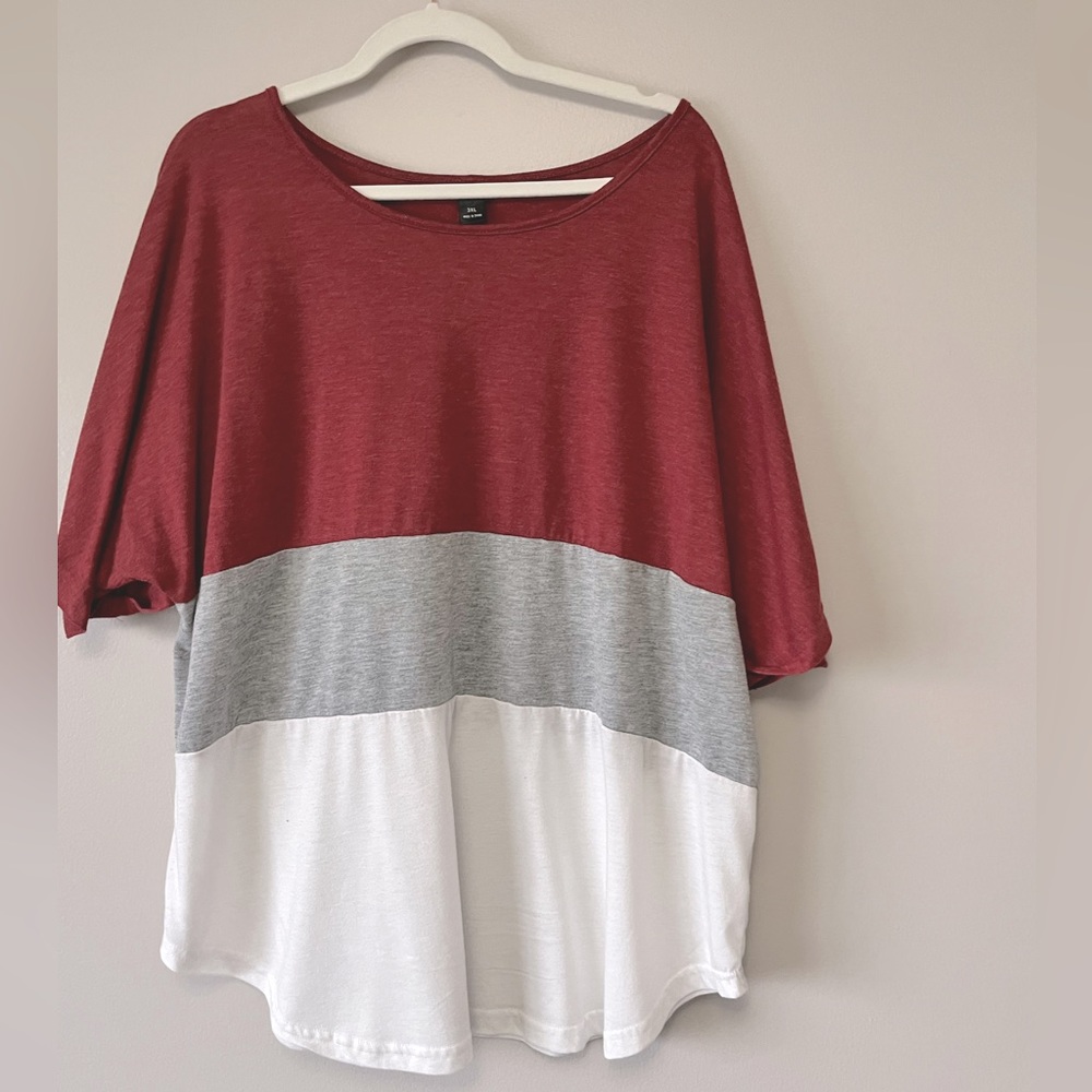 3 colour block tshirt